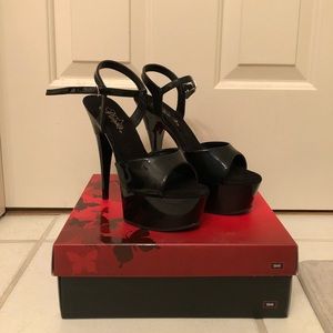 Pleaser 6” stiletto heels (exotic/pole dancing)